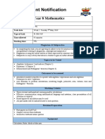 Assessment Notification 08 T2 19