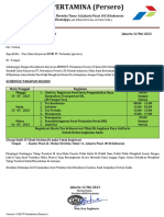 Surat Panggilan Resmi Tes Calon Karyawan Bumn PT - Pertamina (Persero) Jakarta