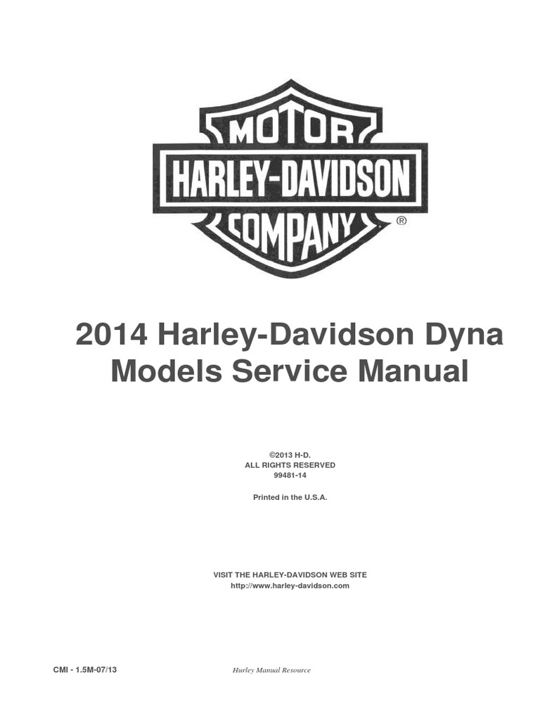 2014 DYNA SERVICE MANUAL PDF FREE DOWNLOAD intelligence overview