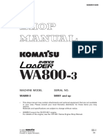 Service Manual Komatsu WA800-3 (Preview)