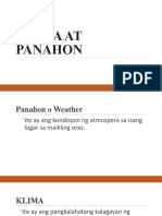 Klima at Panahon