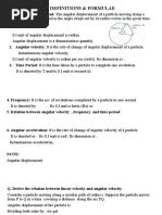 Circular Motion - Module 4