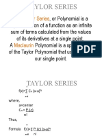 CE324 Taylor Series