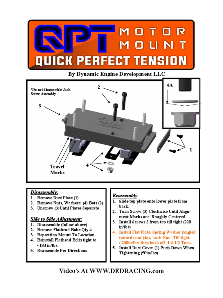 QPT Assembly Instuctions | PDF | Screw | Mechanical Engineering