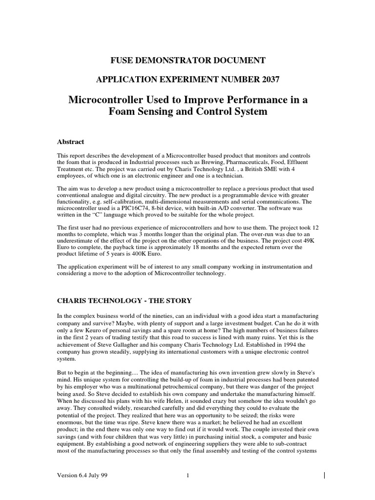 microcontroller-used-to-improve-performance-in-a-foam-sensing-and