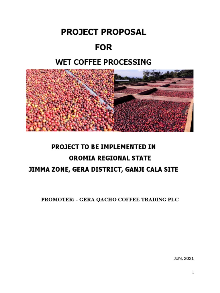 Wet Coffee Processing Project Proposal | PDF | Expense | Depreciation