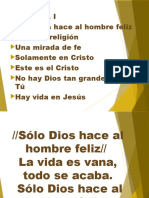 Popurri Solo Dios Hace Al Hombre Feliz