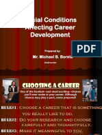 Social Conditions Affecting Career Development