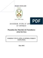 Dtao Fournitures Et Services Collectivites Territoriales Togo