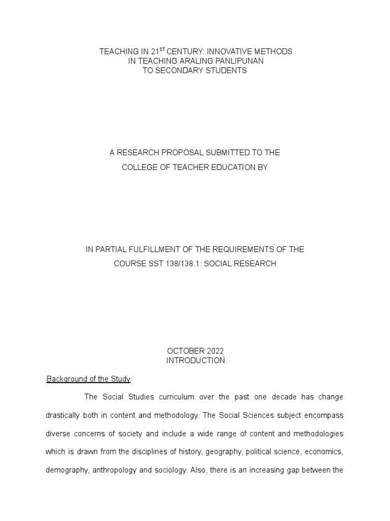 research-proposal-innovative-methods-in-teaching-araling-panlipunan-pdf