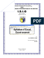 ISIG Syllabus d'Excel, Excel-Avancé ( PDFDrive )