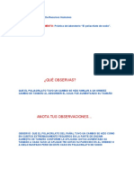 ¿Qué Observas?: Área: Nombre Del Experimento