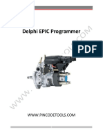 Manual Delphi EPIC Programmer V1.1