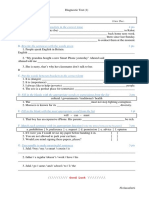 2 Bac Diagno Test