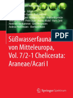 Gerecke (Ed.), 2006 - Süßwasserfauna Von Mitteleuropa, Vol. 7, 2-1 Chelicerata - Araneae, Acari I