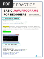 Java Programs