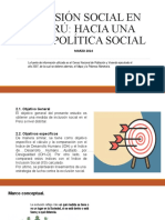 EXCLUSION SOCIAL EN EL PERU Hacia Una Nueva Política Social