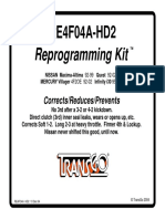 RE4F04AHD2 Reprogramming Kit
