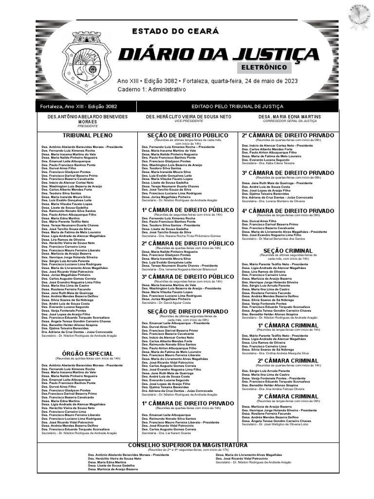 Diário Oficial do TJCE | PDF
