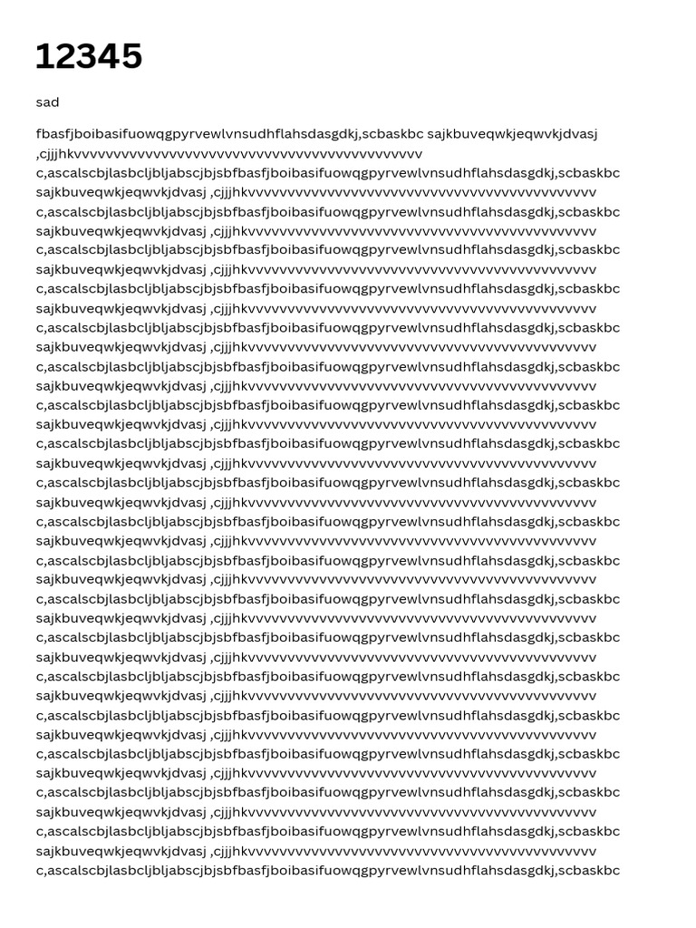 Random Text Document Analysis | PDF