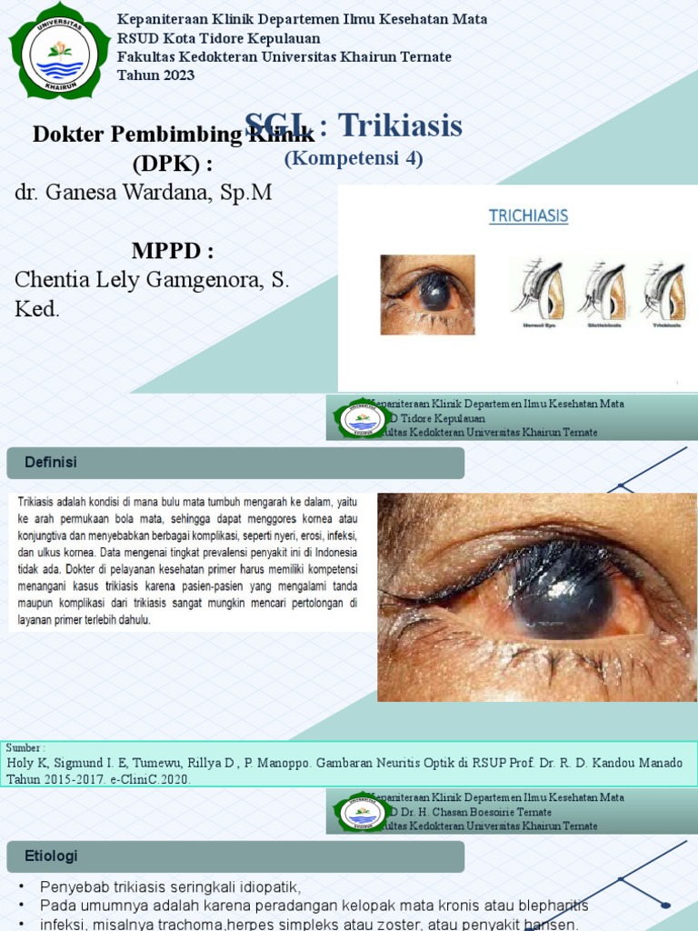 SGL - Trikiasis (4) Kelainan Kelopak Mata (3a) | PDF | Pengembangan Diri