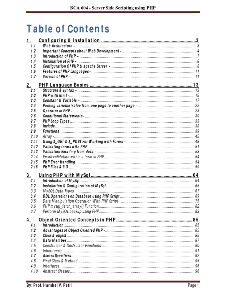 Hvp php notes pdf php world wide web