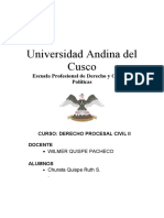 Universidad Andina Del Cusco Separacion de Cuerpos