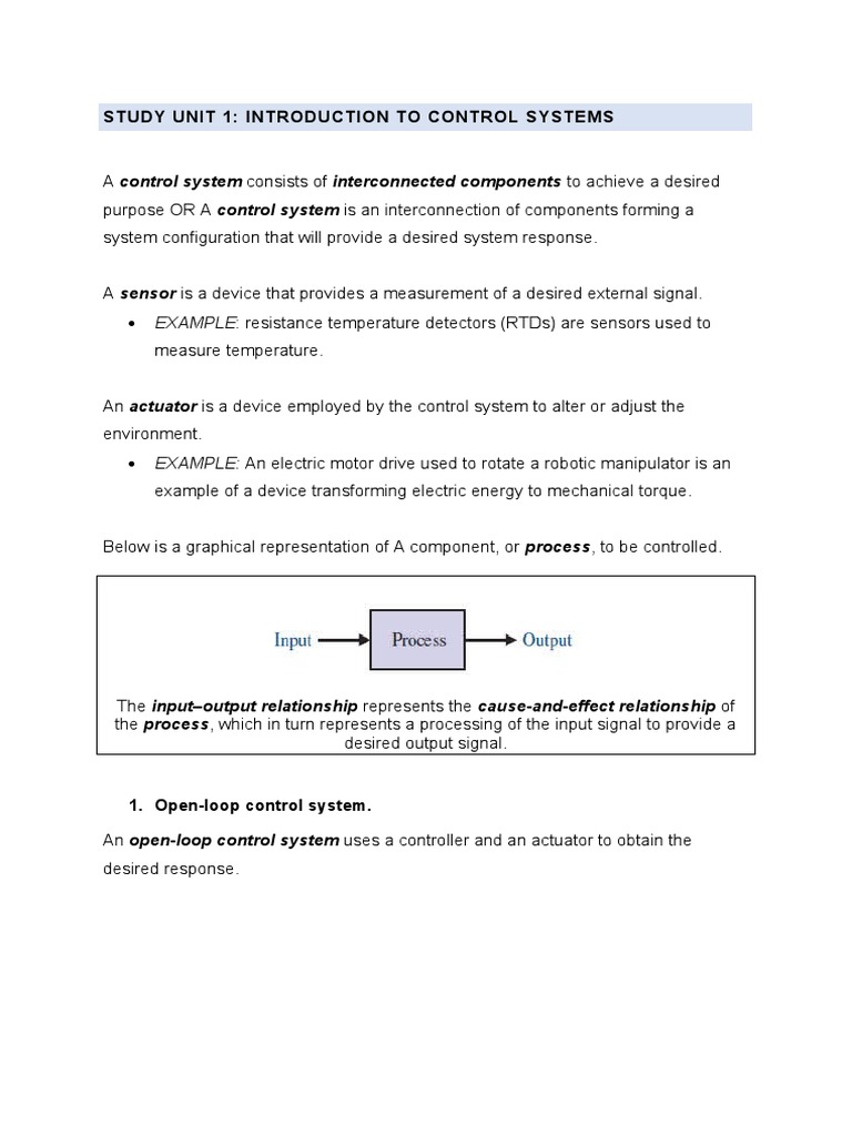 Study Unit 1 | PDF