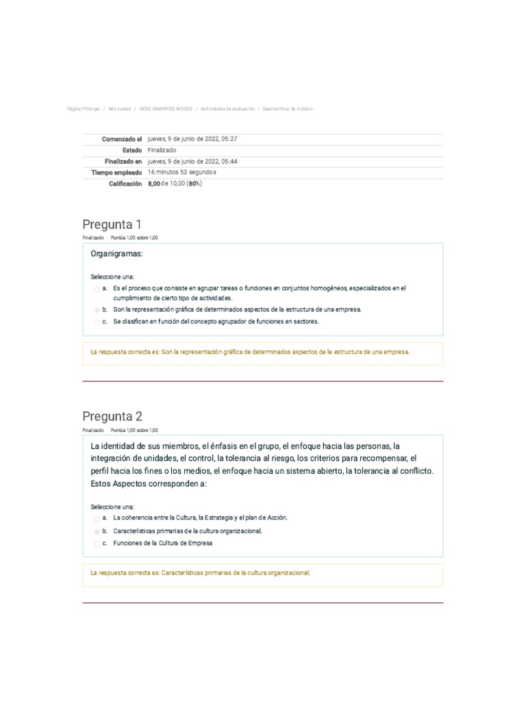 Examen Final De Módulo 5 Pdf