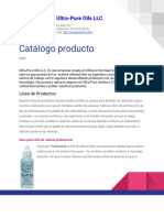 Spanish Version Ultra Pure Oils Product Catalog 2020