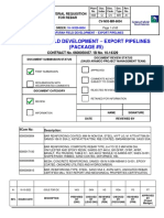 Jafurah Field Development - Export Pipelines (PACKAGE #5) : CONTRACT No. 6600050457 / BI No. 10-14329