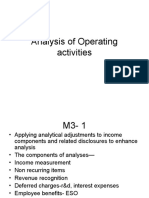 FSA3 -Operating activities