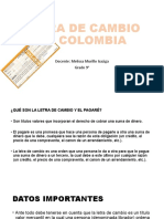 Letra de Cambio en Colombia