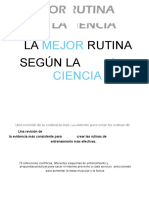 Ebook La Mejor Rutina de Entrenamiento Según La Ciencia Comprimido