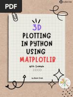 Three-Dimensional Plotting in Python Using Matplotlib