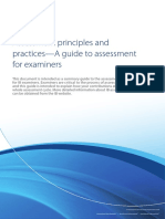 Assessment Principles and Practices - A Guide To Assessment For Examiners