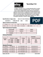 Tech-Rod 112: Specifications & Approvals