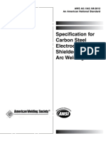 Aws-A5.1-A5.1m-2012 - Specification for Carbo Steel Electrodes for Shielded Metal Arc Welding