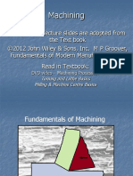 Week8 Machining Fundamental