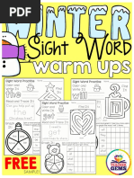 WinterSightWordsFreebie 1