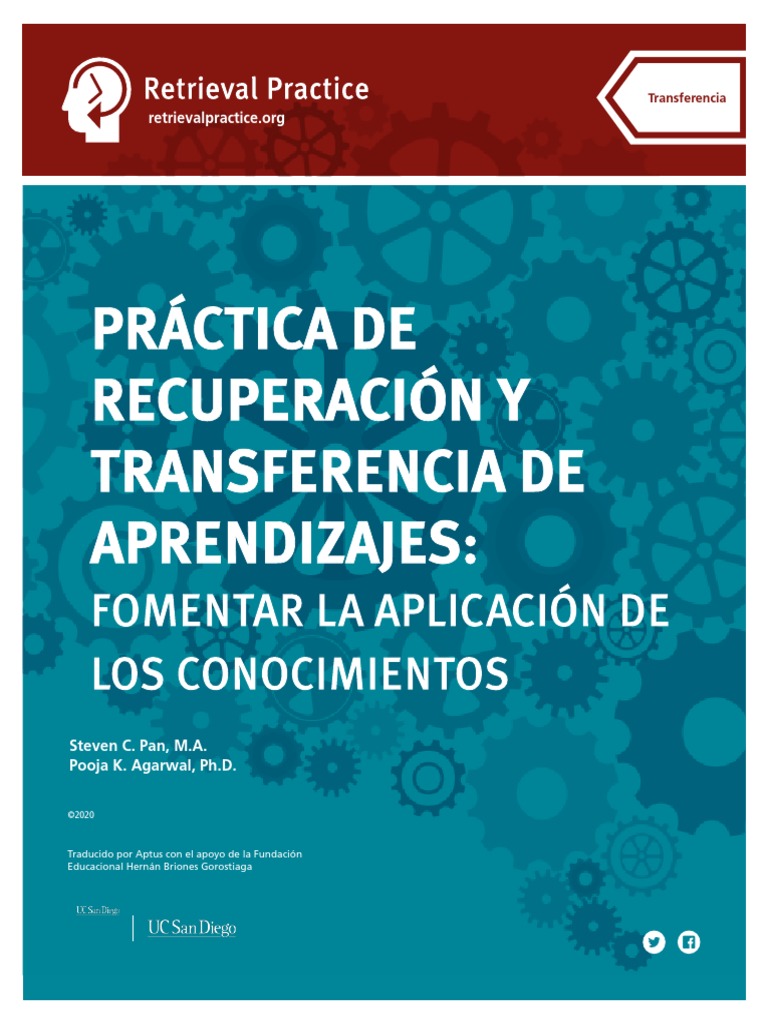 Español Transferencia Transfer of Knowledge PDF