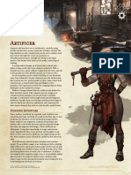 Geeks New England - Artificer - Alternate Unearthed Arcana v2.5