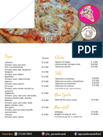 Menú La Pizza