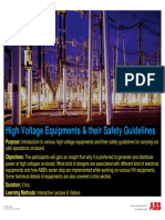 08 - High Voltage Equipments & Their Safety Guidelines