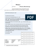 Übung 1: Sprachbausteine (Thema: Bewerbung)