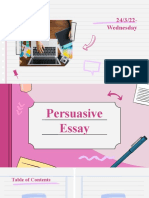 Persuasive Essay Writing 3