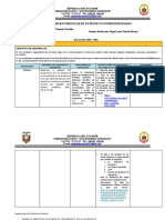 PLANIFICACIÓN PROYECTO 1 - 2dos QUIMICA