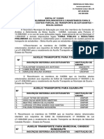 Edital 13 2023 Resultado Preliminar Bolsa Auxi - Lio Transporte