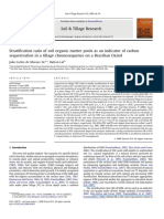 Stratification Ratio of Soil Organic Mat