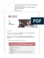 Curso Superior en Derecho Compliance Officer Fund. Gral. Universidad de Salamanca